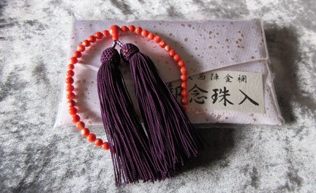 桃珊瑚 念珠A 念珠