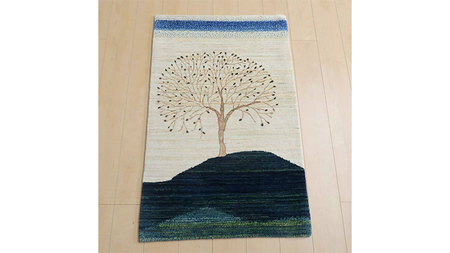  【限定1品】ギャッベ ルリバフ 123×78cm