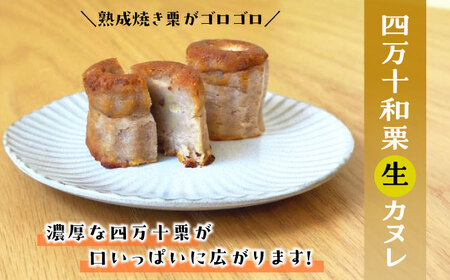四万十和栗と西山金時の生カヌレ 添加物不使用 栗カヌレ×4個 西山金時カヌレ×4個 / カヌレ 生カヌレ 栗 くり クリ 和栗 四万十栗 西山金時 芋 さつまいも サツマイモ 洋菓子 セット 【和栗カフェ いちじゃもの】 [ATCB002]
