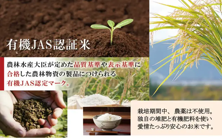 【令和7年産】有機JAS認証米あきたこまち「真正米」 5kg×1袋 90P9034【真正ファーム】