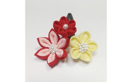 髪飾りセット ヘアアクセサリー 七五三 ネコ 女の子 髪飾りセット【2点】 白色