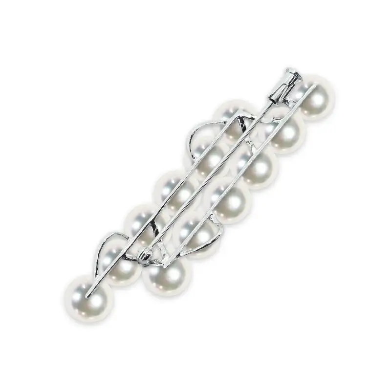アコヤ真珠 ブローチ 7.5mm 12珠 天成真珠 パール アクセサリー A405-114016
