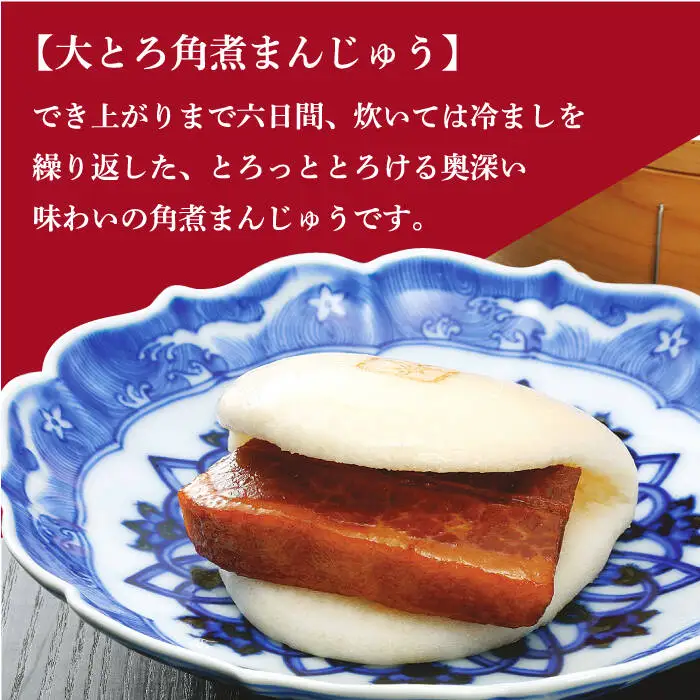 【12回定期便】 長崎角煮まんじゅう / 大とろ角煮まんじゅう / 角煮まぶし 各3袋 [DBG042]