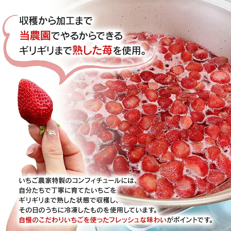 あまおうコンフィチュール120ｇ×5瓶　BD12