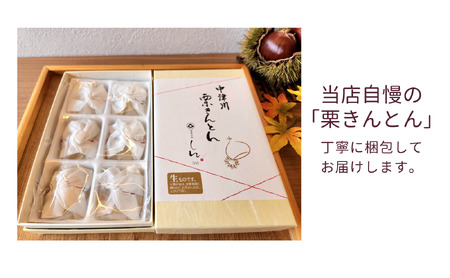 ＜御菓子所しん＞中津川栗きんとん6個入×2箱 F4N-3071