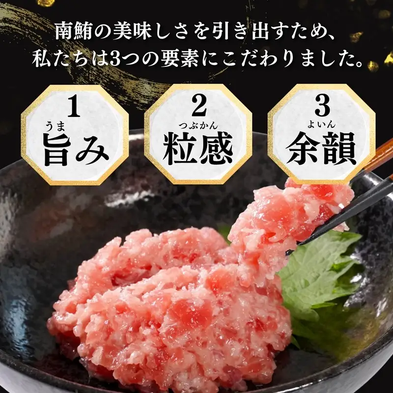 天然 海のダイヤ 南鮪 ネギトロ 約100g×10 (a30-269)