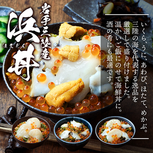 漁師の浜丼 180g あわび ほたて うに いくら めかぶ 鮑 帆立 正月 お正月 おせち ごはん 夕飯 おかず おつまみ 晩酌 米 丼 海産物 海鮮 魚介 魚介類 贈答品 お中元 お歳暮 大船渡 三陸 岩手県 国産 Abalone アワビ 鮑
