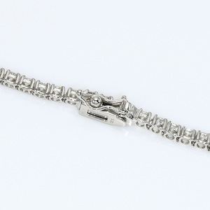Deliciae　PT900　テニスネックレス　ストレート　ダイヤモンド 【5.00ct】鑑別書付　K05029-H