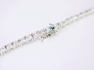 Deliciae　PT900　テニスネックレス　ストレート　ダイヤモンド 【10.00ct】鑑別書付　K05031-H