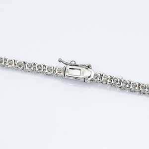 Deliciae　PT900　テニスネックレス　グラデーション　ダイヤモンド 【20.00ct】鑑別書付　K05034-H