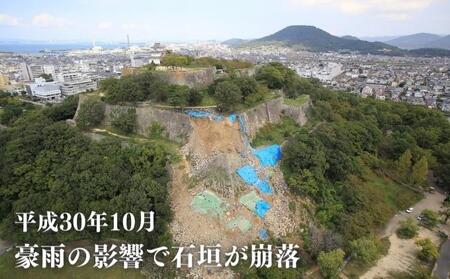 【復興支援/寄附のみ】丸亀城石垣修復プロジェクト/100万円