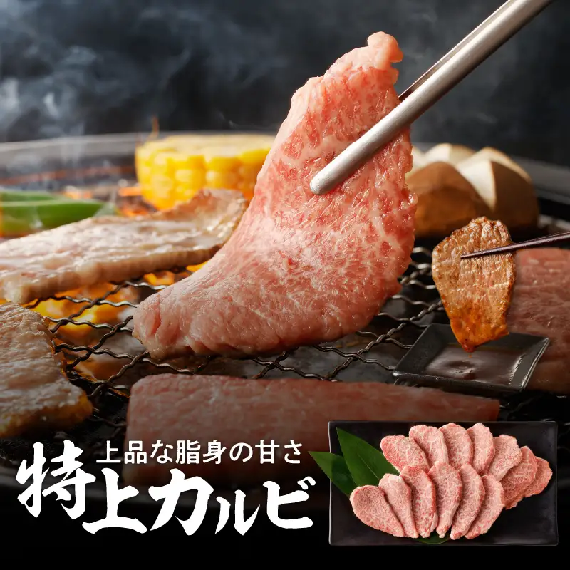 【 鹿児島 黒毛和牛 A4 ～ A5 】 焼肉 特上 セット ( 特上カルビ / 特上ロース ) K189-007 肉 牛肉 冷凍