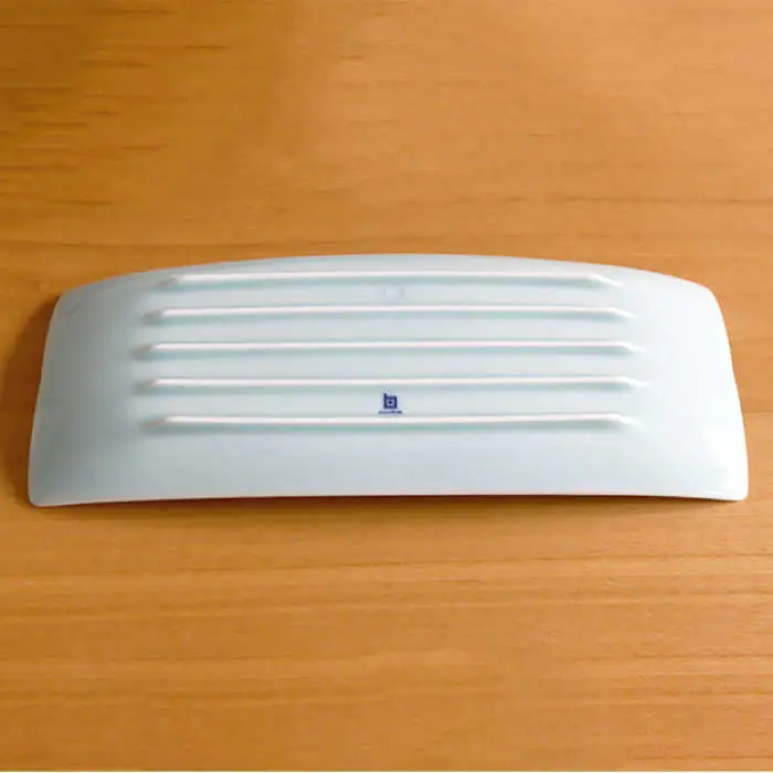 【白山陶器】【長方皿】長焼皿 青白釉 5枚セット[TA151]