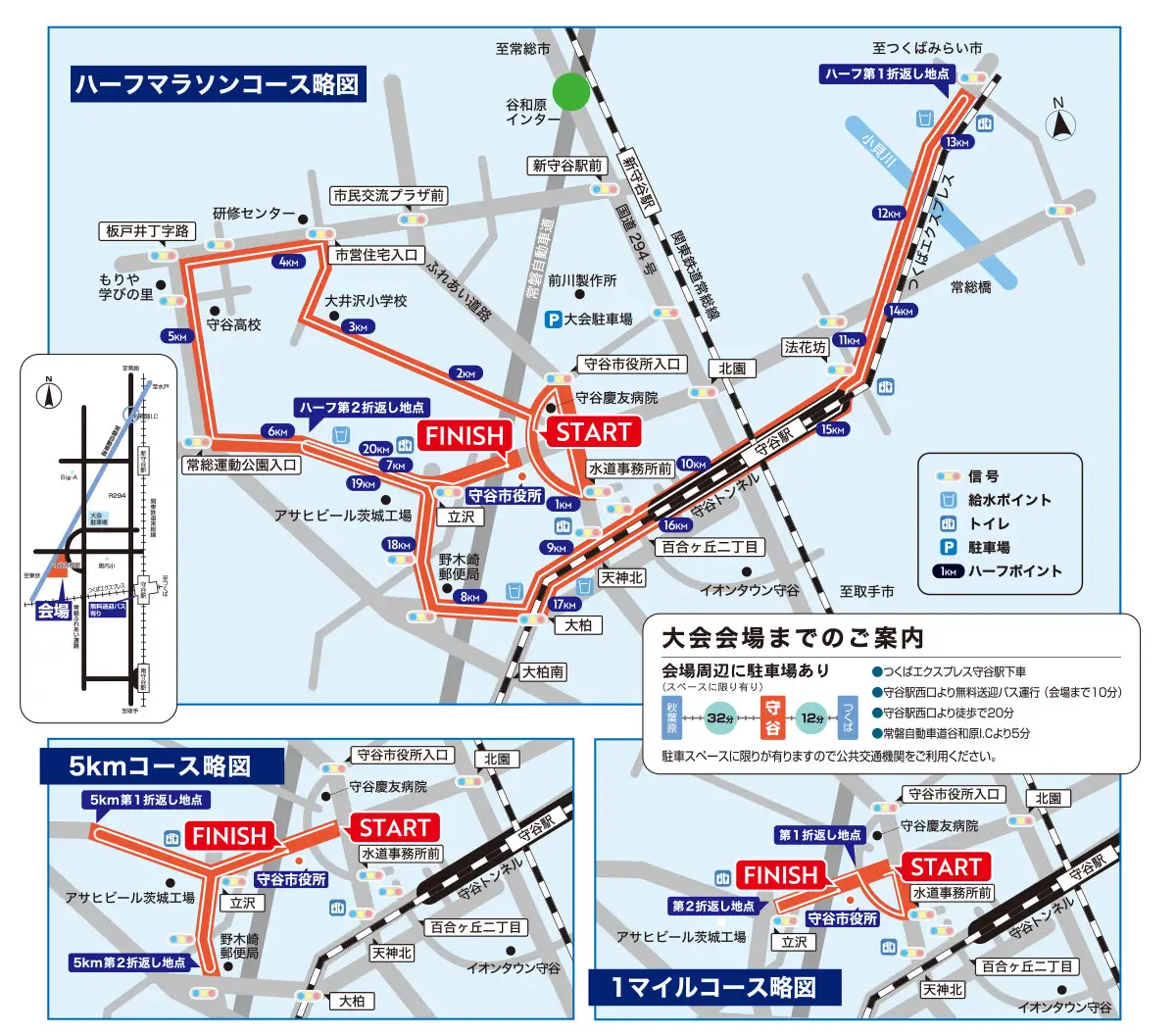 第43回 守谷ハーフマラソン 参加権利 出走権【2027年2月7日(日)】 | 21km マラソン 守谷市