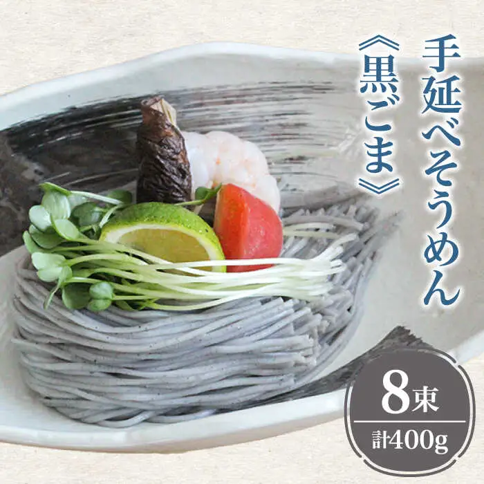 【４代目 麺匠 高橋優】 手延べそうめん 黒ごま そうめん 詰め合わせ セット 50g×16束 800g / 島原そうめん 手延べ 麺 素麺 乾麺 / 南島原市 / 高橋正製麺所 [SCG013]