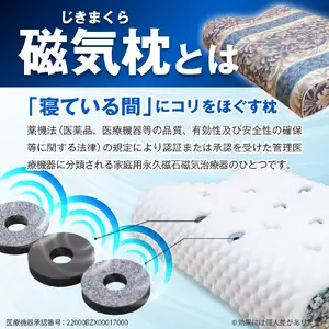 首や肩のコリをほぐす磁気枕【大阪府吹田市】