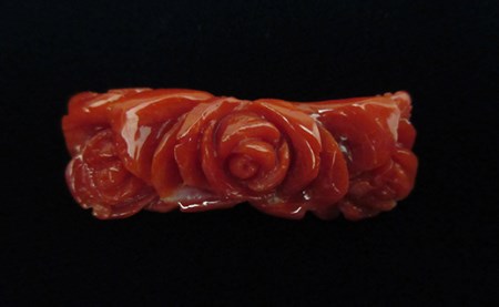 血赤珊瑚バラの花A 珊瑚