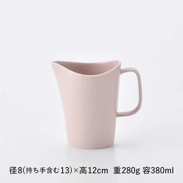 【波佐見焼】 ミルクピッチャー（青磁・ピンク） 2個セット 食器 【Cheer house】[AC240] 波佐見焼
