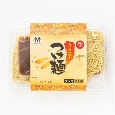 北海道のうま辛 つけ麺340g(2食入り)×2個＜計4人前＞ ちぢれ麺太麺_北海道で人気 ラーメン ちぢれ麺 釧路ラーメン 冷蔵 森谷食品 一人暮らし セット おかず ご当地グルメ 北海道 釧路町 釧路超 特産品_【配送不可地域：離島】【1436507】