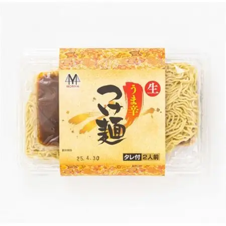 北海道のうま辛 つけ麺340g(2食入り)×4個＜計8人前＞_北海道で人気 ラーメン ちぢれ麺 釧路ラーメン 冷蔵 森谷食品 一人暮らし セット おかず ご当地グルメ 北海道 釧路町 釧路超 特産品_【配送不可地域：離島】【1436514】