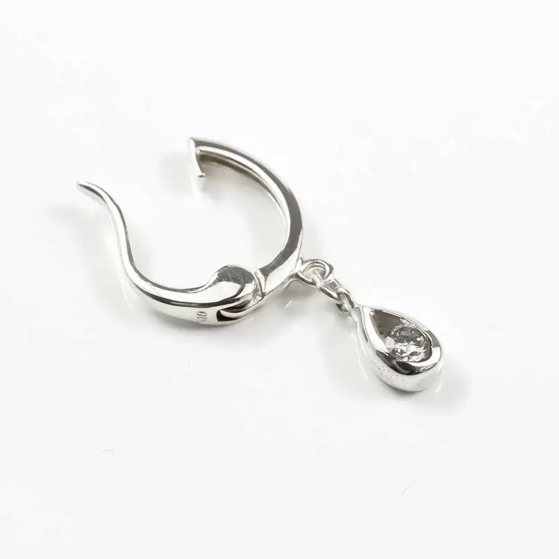  ピアリング 正規品 プラチナ イヤリング ダイヤ ドロップ シンプル 一粒 ダイヤモンド 0.1ct ペア 両耳 pt900 イヤーカフ 山梨県 昭和町 送料無料 管理番号181012pir102p SWAA100