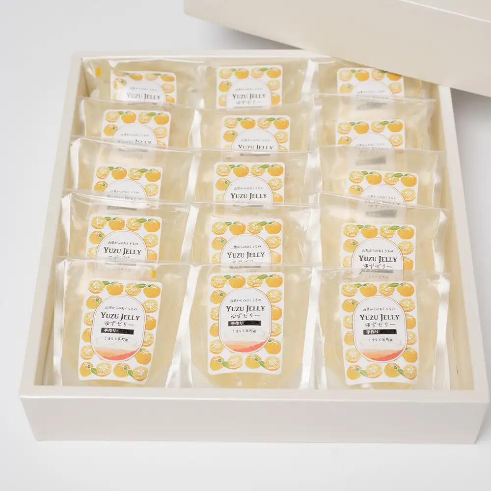 山里からのおくりもの ゆずゼリー 90g×15個