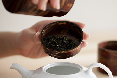 角館樺細工《藤木伝四郎商店》素筒 茶筒（平）無地皮 角館工芸協同組合