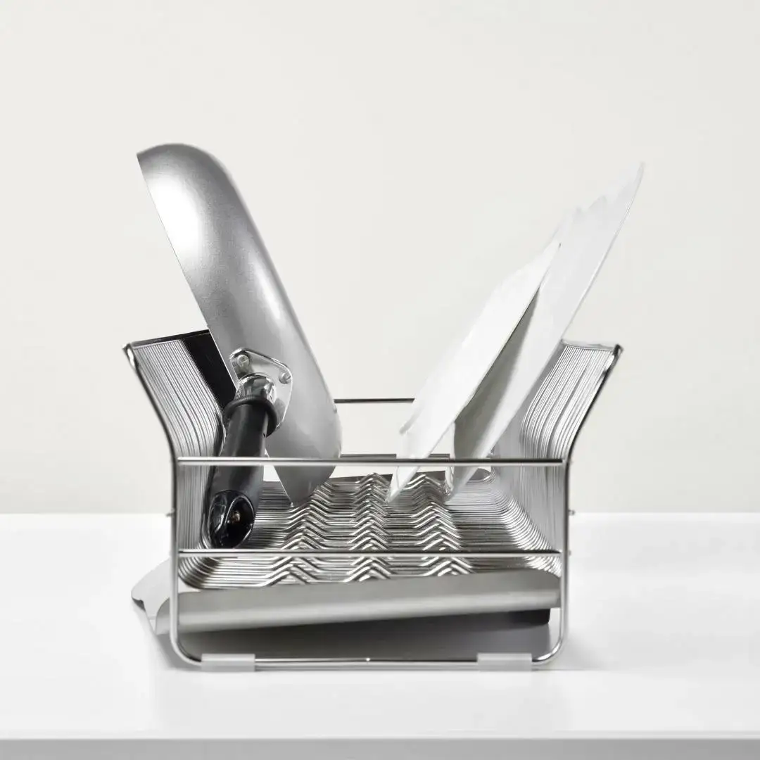 水切りラック (縦置きロング) ＋ 包丁スタンド セット キッチン用品