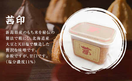 味噌 いろいろな味わいの越後みそ3種類と新潟名産かぐら南蛮みそ セット あおき味噌