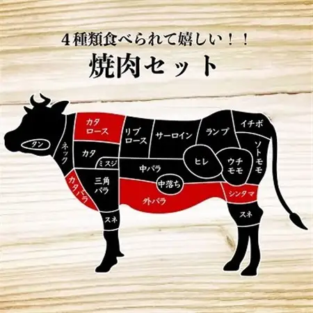 十勝姫焼肉セット 1kg (肩ロース200g・味付ブリスケ200g・カルビ300g・シンタマ300g)_肉 焼肉 牛肉 やきにく ヤキニク バーベキュー  肉 黒毛和牛 牛肉 _【配送不可地域：離島】【1439979】