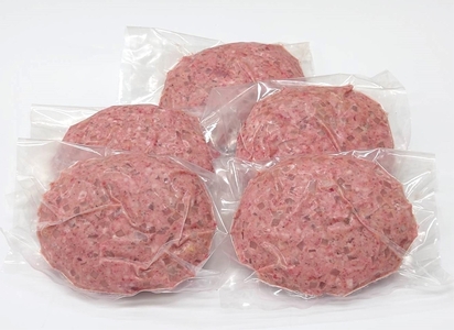 （冷凍） 牛壱 国産牛100％ ジャンボハンバーグ 5個 （300g×5個） ／ 歩商事 自家製タレ 贈答用 ギフト 煮込み 奈良県 田原本町
