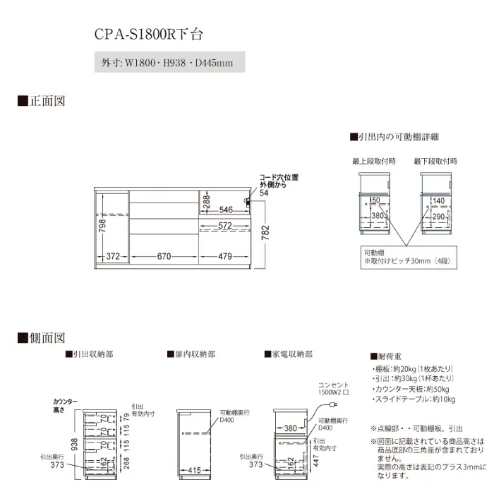  カウンターCPA-S1800R [No.851]