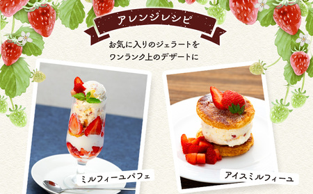 訳ありジェラート ２L いちごのミルフィーユ【Himi Gelato】　ジェラート