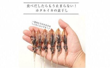 越中氷見屋　ホタルイカ 素干し 18尾入り × 18袋　〈冷凍〉 
