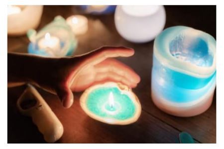 気仙沼の海をイメージしたキャンドル SHIBITACHI Round Candle（S）1個 [Nr.12（ともしびプロジェクト） 宮城県 気仙沼市 20563594]