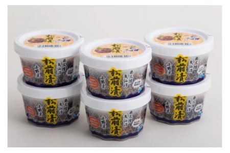 松前漬 170g 6個セット [小野万 宮城県 気仙沼市 20564643]