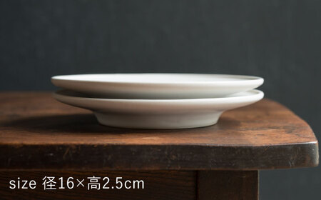 【波佐見焼】デルフト 白マット釉 2枚セット 食器 皿【イロドリ】[KE48] 波佐見焼