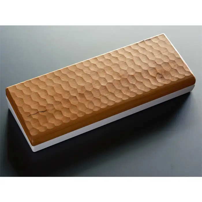 HHKB専用亀甲名栗ブラックチェリー製パームレスト＆ルーフ 200g No.452