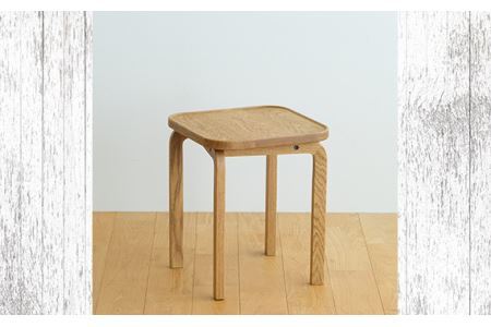 府中家具 COCCO Stool　オーク　生地：バーガンディー No.627-07