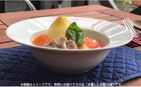 有田焼 ZEPHYR お洒落なパスタプレート 2個セット【まるぶんオリジナル】食器 器 うつわ 磁器 陶磁器 皿 プレート 鉢 中鉢 ボウル パスタ皿 2枚 セット ゼフィール シンプル ホワイト A24-188