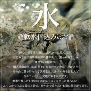 【醉心山根本店】日本酒 純米大吟醸 「 醉心 超軟水仕込 」 720ml ×1本 《2025年度全米日本酒歓評会 大吟醸B部門『金賞』受賞》三原 広島 020005