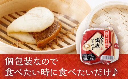 【3回定期便】 大とろ角煮まんじゅう 10個 化粧箱入り / 角煮まん おやつ 長崎 角煮 饅頭 / 大村市 / 岩崎本舗[ACAH023]