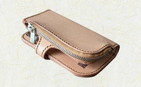 多機能 キーケース  / 牛革 小銭入れ カード入れ 革製品 / 大村市 / 銀職庵水主[ACZH004]