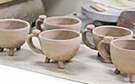 長崎 三彩 サギ型 花瓶 / 三彩焼 伝統工芸品 贈答用 長崎県 / 大村市 / 社会福祉法人三彩の里[ACZD002]