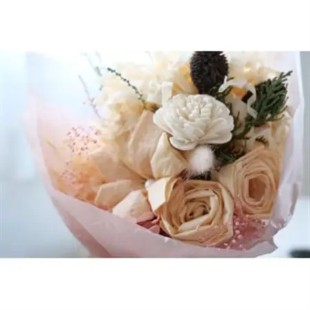美作ヒノキのカンナ屑ブーケ_花・観葉植物 造花・プリザーブドフラワー 花 _【1444660】