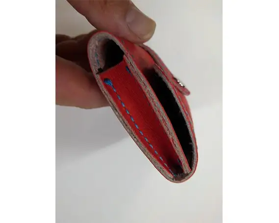 野球グローブの革製！カードケース（名刺入れ）RS No.072