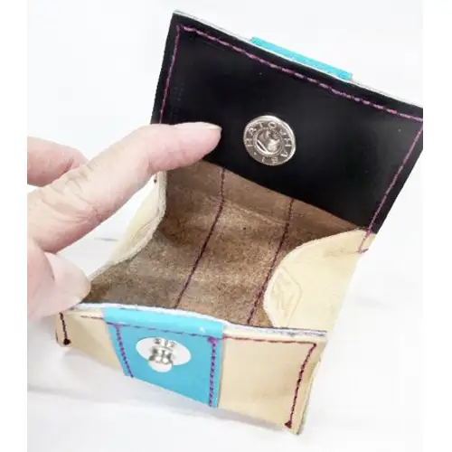 野球グローブの革製 手作り コインケースKSPP No.153