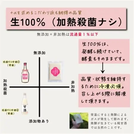 食べる糀甘酒 100gパック 11個 ★生100%・無添加・砂糖不使用・ノンアルコール_調味料   _【配送不可地域：離島】【1353575】