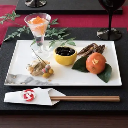 【NIKKO】26.5cm長角皿 「墨の瞬・煌」《ニッコー食器》(11115-G4370)_雑貨・日用品 皿・椀 食器 _【1381156】
