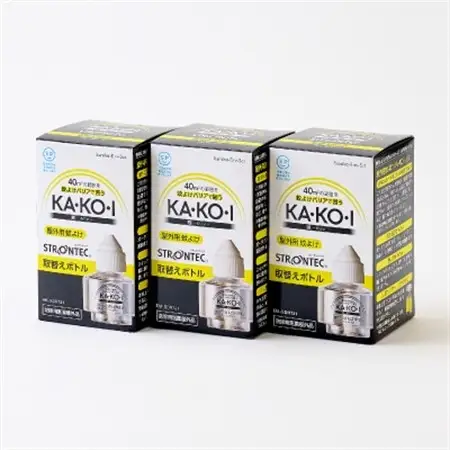 STRONTEC 屋外用蚊よけ KA・KO・I 取替えボトル 3個セット(防除用医薬部外品)【配送不可地域：沖縄県】【1444973】